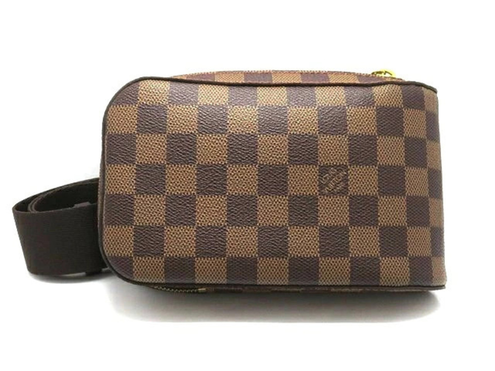 Louis Vuitton Geronimos Damier Waist Bag Brown